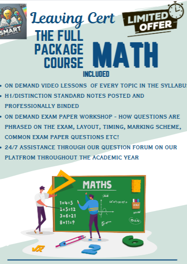Full Package Course - Leaving Certificate Maths Ordinary Level