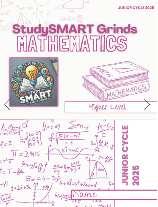 Digital - Junior Cycle Maths Higher Level Exam Focused Book